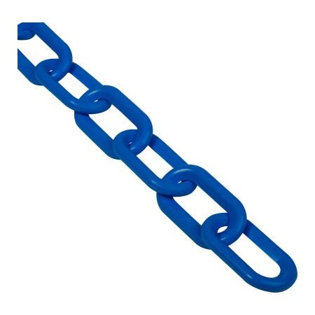 Gec Global Industrial Plastic Chain Barrier 2inx50L Blue 954113BL